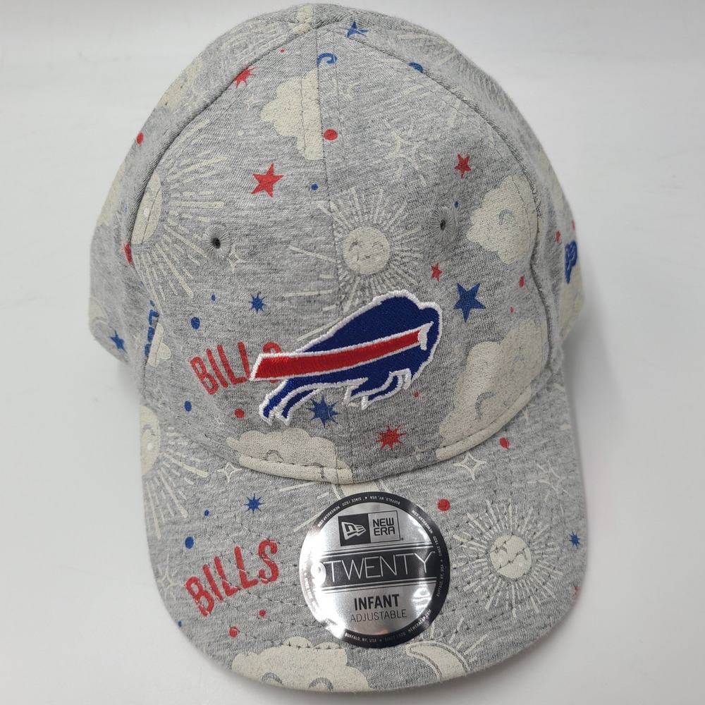 Infant Buffalo Bills Hat One Size New Era 9Twenty Gray Blue NFL All Over Print